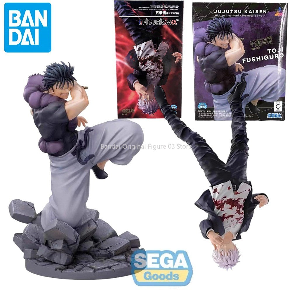 Original Jujutsu Kaisen SEGA SEGA Toji Fushiguro Satoru Gojo Hidden Inventory Bonecos Anime Brinquedos Colecionáveis para Meninos 20cm