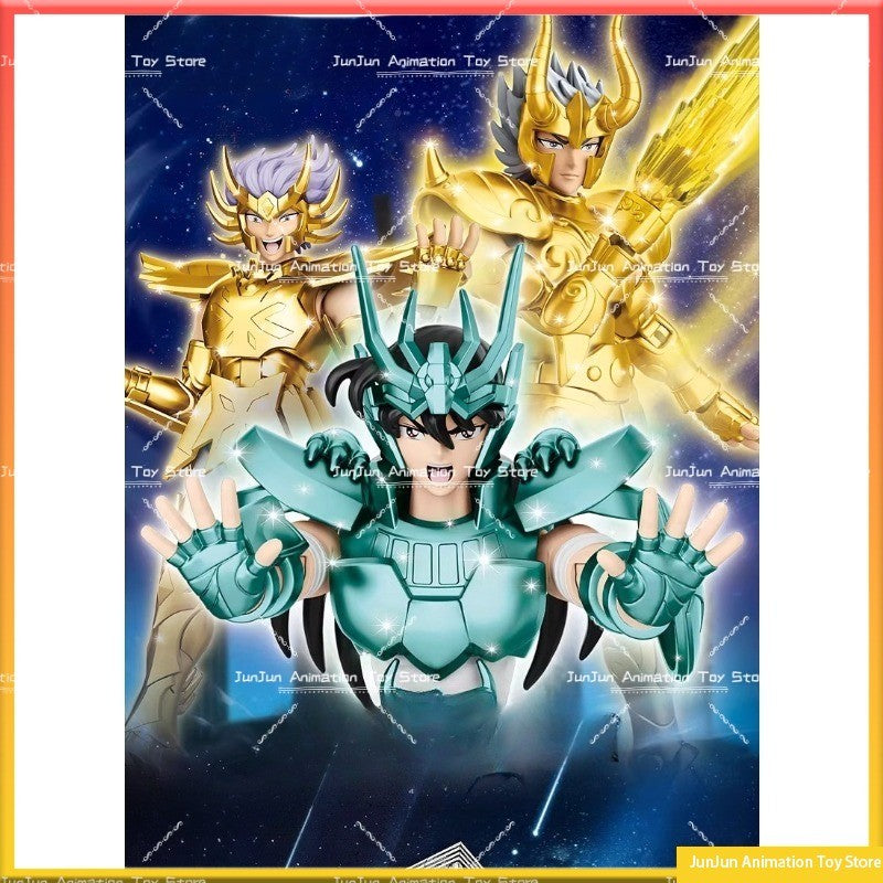 Em Estoque Original Saint Seiya Saint Seiya Estrelas Edição Capricórnio Câncer Draco Coleção de Brinquedos Presente Boneco de Ação