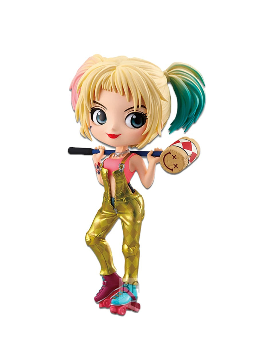Autêntica Bandai Banpresto Qposket Esquadrão Suicida DC Hero Arlequina Fofa PVC Colecionável Figure - Presente Perfeito para Fãs