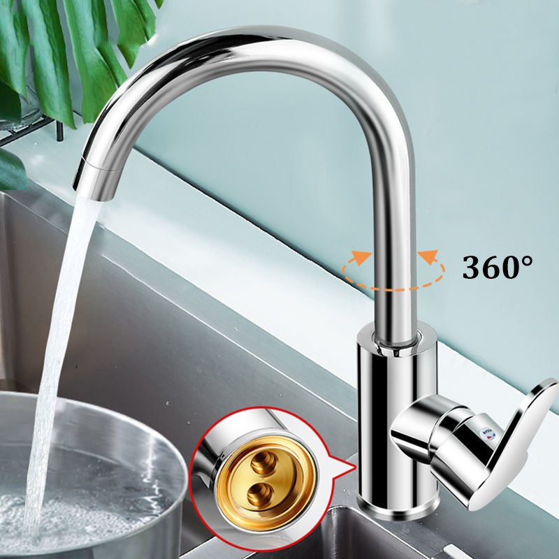Torneira de Cozinha Lavadora de Vegetais Lava-louças Torneira de Piscina Ant respingos Torneira Doméstica Quente e Fria Universal
