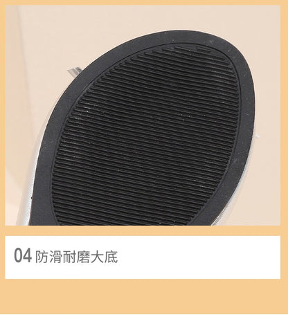 Elegant Girls Shoes Metal Colored Princess Casual Flats Soft Mary Jane Shoe Children Gold Silver Classic Ballet Flats Shoe 26-37