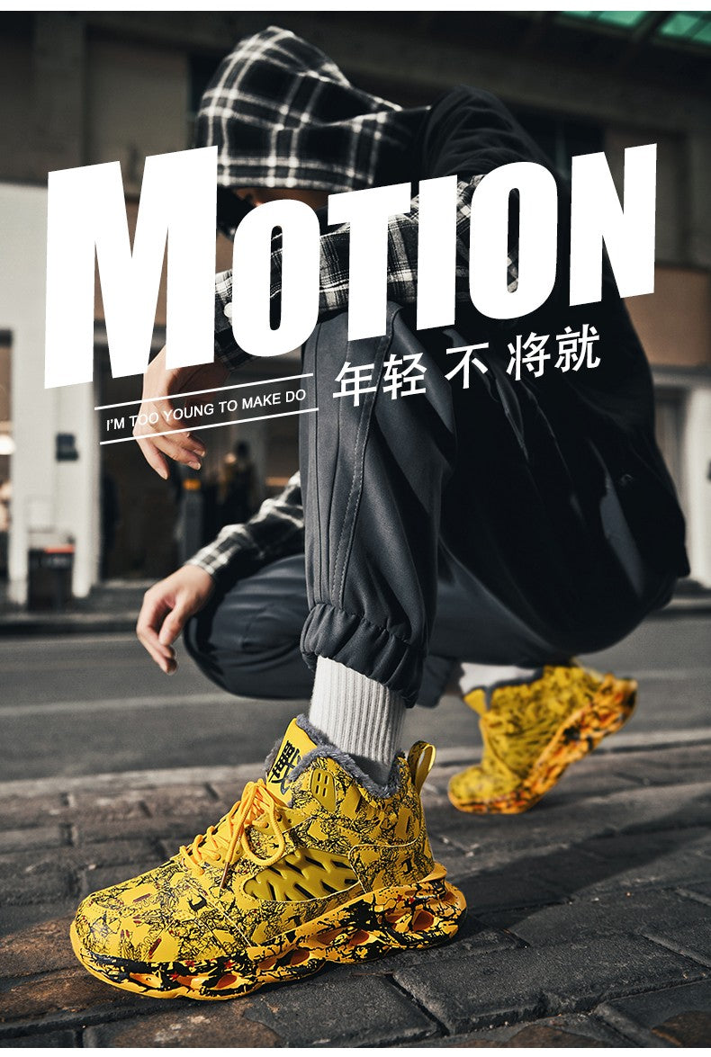 men boots 2023 New Winter Slippers Warm Men Shoes Waterproof Non-Slip Plush Sneakers Male tenis shoes Boots Men Sneakers Winter