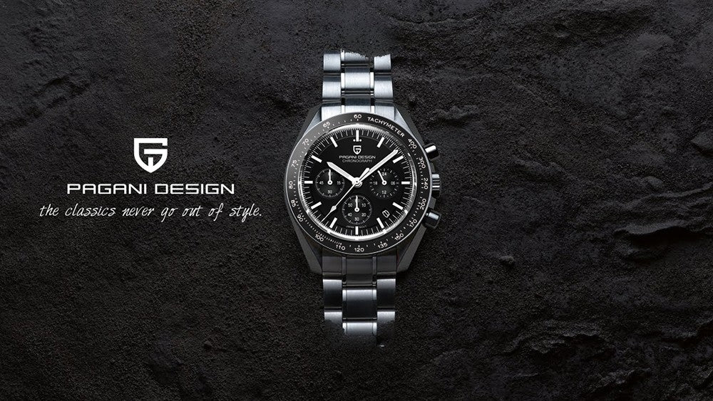 2025 New PAGANI DESIGN Mens Watches Top Brand Luxury Automatic Quartz Chronograph Waterproof Sport Stainless Steel Clock Relogio