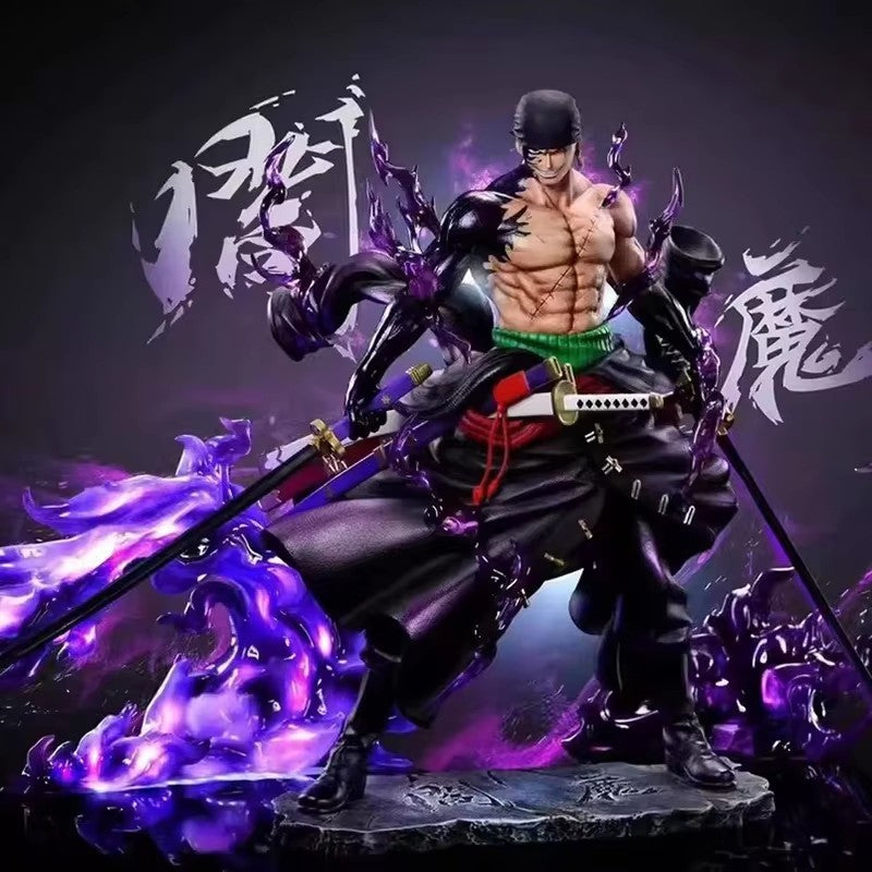 Em estoque 25cm Anime One Piece Zoro Figuras Pintura do Céu Roronoa Zoro Action Figures PVC Modelo Coleção Brinquedos Presentes de Aniversário