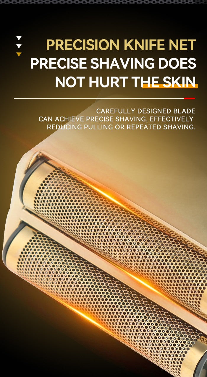 Kemei KM-TX10 Electric Shaver Beard Trimmer Man Rechargeable Dry Wet Shaver Machine Reciprocating Safety Razor Blade Replacement