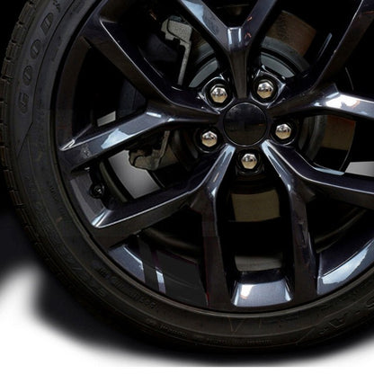 6 Adesivos de Carro Reflexivos para Cubo de Roda Decalques Resistentes Tampa Acessório Exterior Decoração de Carro para Dodge Chrysler Jeep