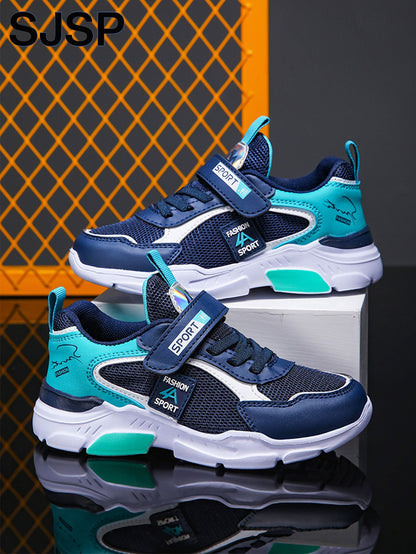 Children's Sports Shoes for Boys, Fashionable Mesh Breathable Casual Sports Shoes, Lightweight Running Shoes, Comfortable