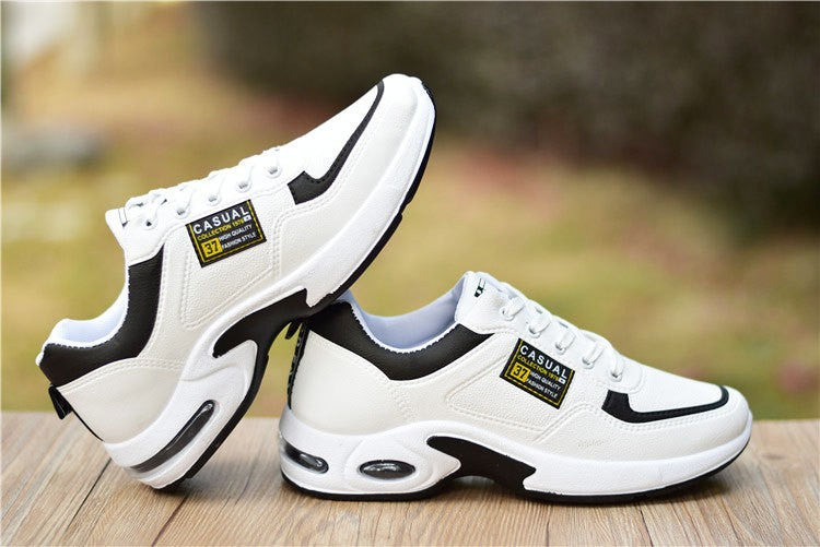 New Men Running Shoes Breathable Air Cushion Sneakers Men Outdoor Lace Up Walking Shoes Non-slip Men Sport Shoes Tenis Masculino