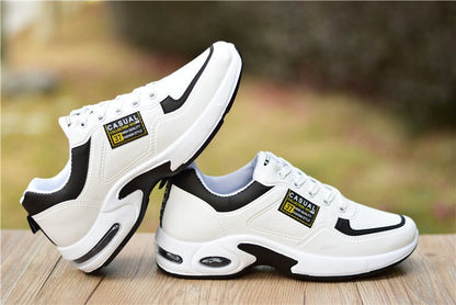 New Men Running Shoes Breathable Air Cushion Sneakers Men Outdoor Lace Up Walking Shoes Non-slip Men Sport Shoes Tenis Masculino