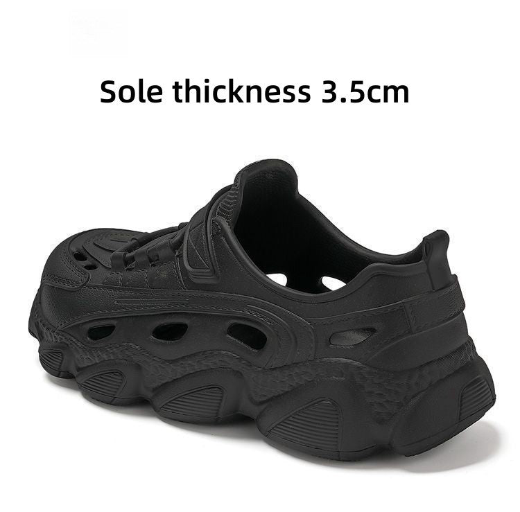 Summer Men's Super Light Sandals Waterproof Sneakers Slip On EVA Thick Sole Slides Fishing Driving Outdoor Jogging Flat Shoes