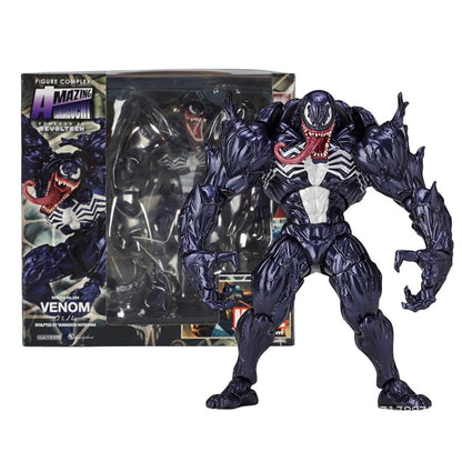 Venom AMAZING YAMAGUCHI legends Boneco de Ação Articulado Modelo de Estátua com Rosto Mutável Colecionável para Crianças Presente Brinquedo