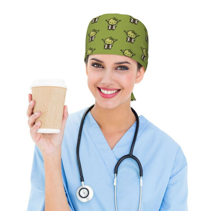 Touca Cirúrgica Personalizada Hello Kitty Equipe Médica Feminino Masculino Desenho Animado Personagem Para Chapéu de Chef Touca de Esfoliação