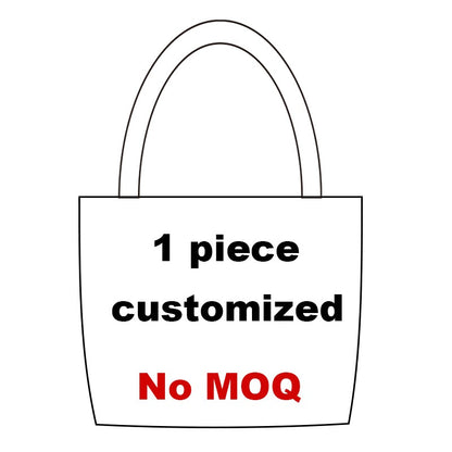 1 Piece Custom Tote Bag for Your Design Waterproof Dupont Paper Beach Bag Large Capacity Eco Shopping Shoulder Bag Woman