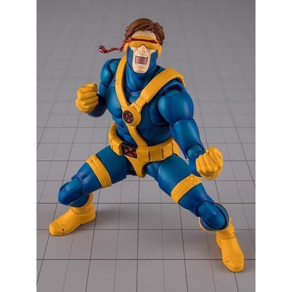 Genuine BANDAI S.H.Figuarts X-Men Scott Summers Cyclops GAMERVERSE Anime Action Figure Modelo Colecionável Presente Infantil