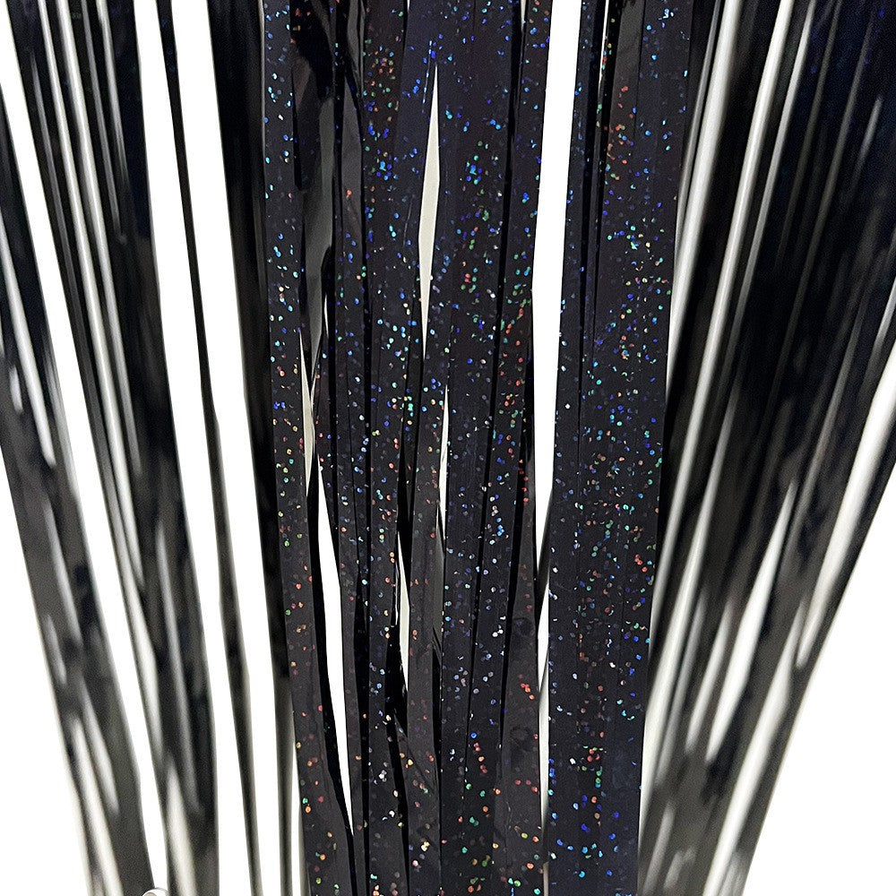 2M Glitter Pink Metallic Foil Tinsel Curtain Backdrop Birthday Wedding Bridal Shower Bachelorette Party Decor Adult Anniversary