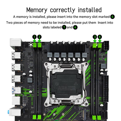 Conjunto de placa-mãe MACHINIST X99 PR9 Kit LGA 2011-3 Intel Xeon E5 2680 V4 CPU E DDR4 16GB(2*8G) RAM Combo opcional usb3.0 NVME