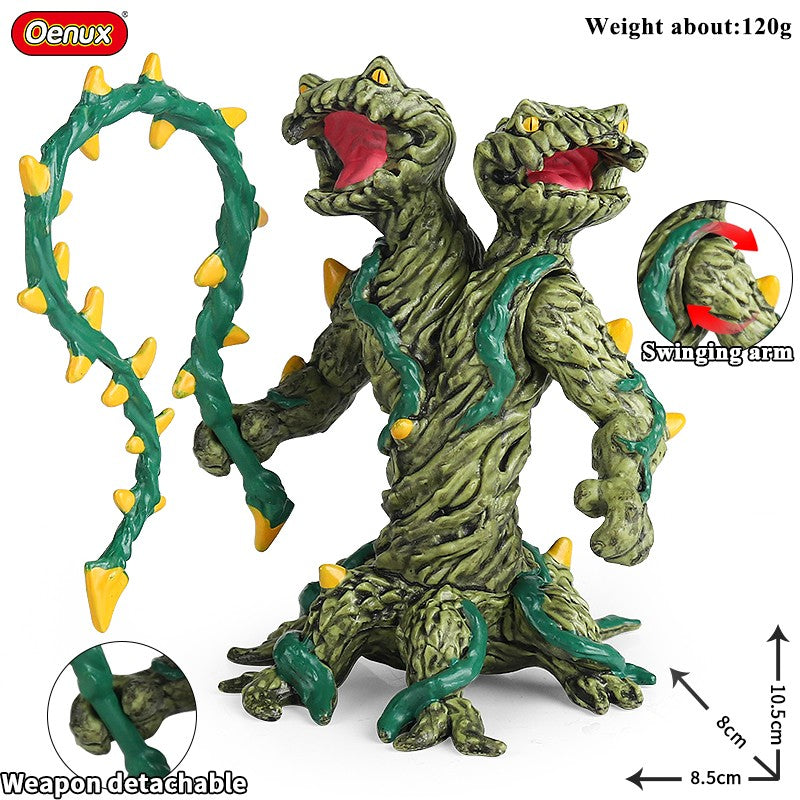 Oenux Simulação Dinossauro Dragão Tartarugas Touro de Fogo Orangotango Golem de Magma Modelo Animal Figuras de Ação Coleção de PVC Brinquedo Infantil Presente