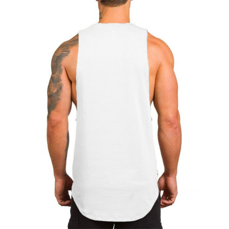 Gym Clothing Men Bodybuilding Vest Fitness Stringer Tank Top Sportswear Undershirt Muscle Guys Workout Singlets