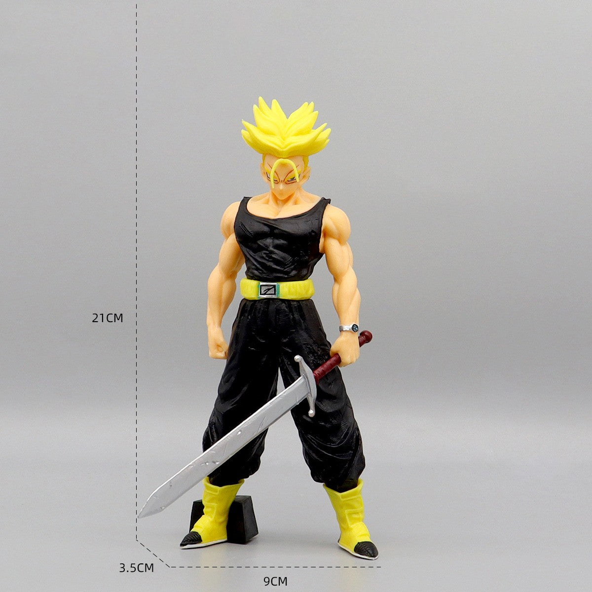 Bonecos de anime grandes de Dragon Ball do Rei Macaco, modelos de ornamentos periféricos, modelos de ornamentos de presente Gojita Begit Saiyajin