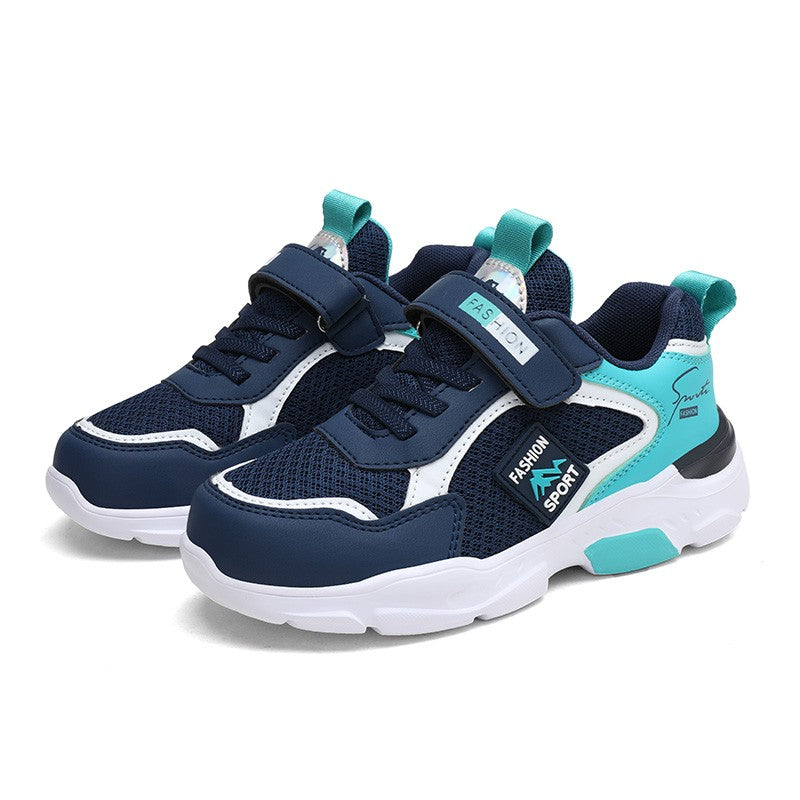 Children's Sports Shoes for Boys, Fashionable Mesh Breathable Casual Sports Shoes, Lightweight Running Shoes, Comfortable