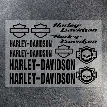 Vinyl Harley Davidson Sticker Logo Motorcycle Tank Letter Emblem Decal Kit For Electra Glide 1250S PA1250