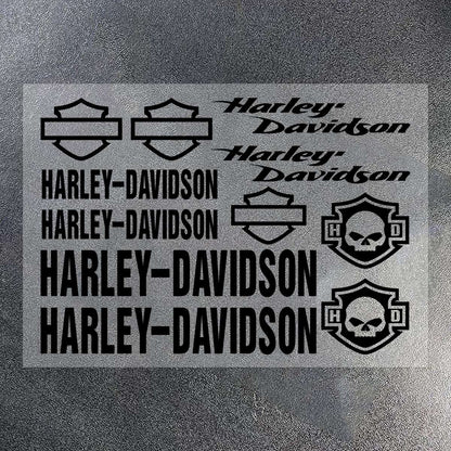 Adesivo de Vinil Harley Davidson Logotipo Tanque de Motocicleta Emblema Kit de Decalques Para Electra Glide 1250S PA1250