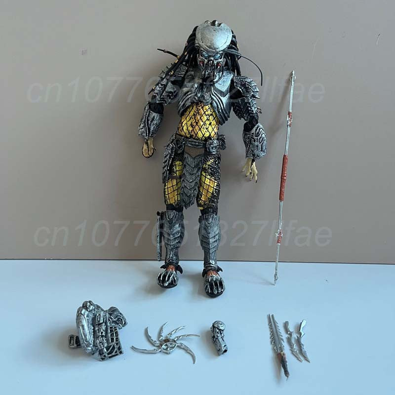 Figura de Alienígena, Máscara de Predador Celta, Figura de Predador com Cicatriz, Figura de Ação de Alienígena, Brinquedos de Modelo, Boneca Articulada, Presente de Natal