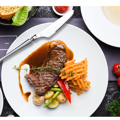 AJOYOUS Conjunto de Talheres Aço Inoxidável Polido Luxuoso Garfo Sobremesa Colher de Chá Faca Utensílios de Jantar Cozinha