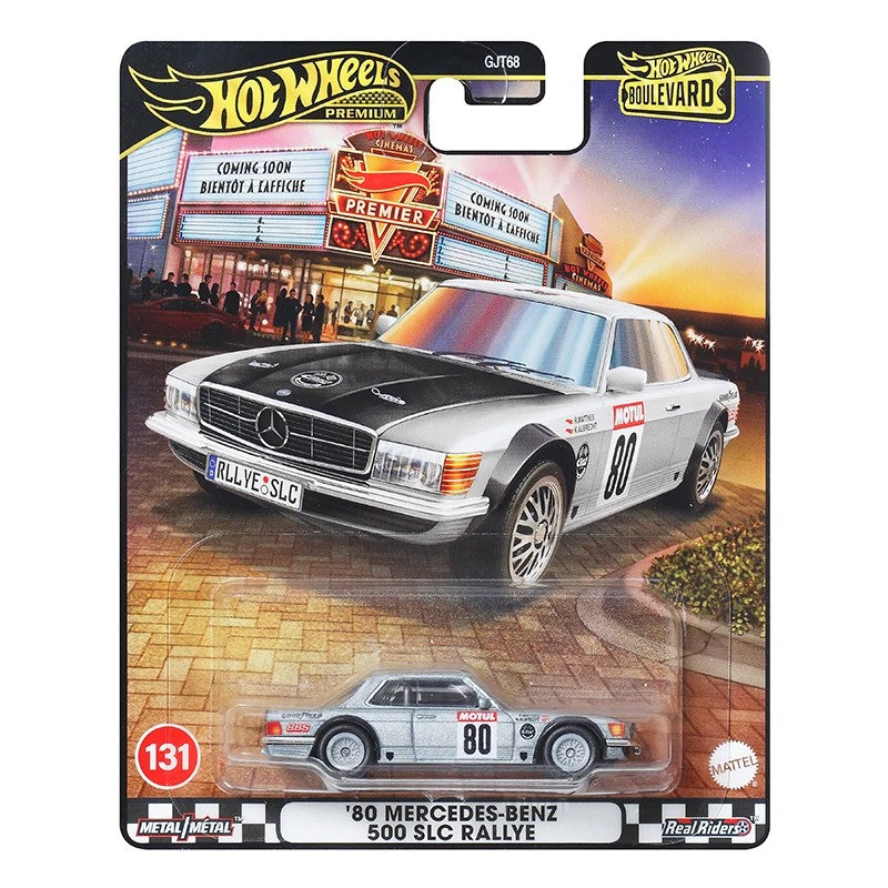 2025 Hot Wheels Car Model Boulevard 27 Series Benz 500 SLC Mitsubishi Nissan Coleção Carros de Liga Leve Modelo Enfeite Presentes de Aniversário
