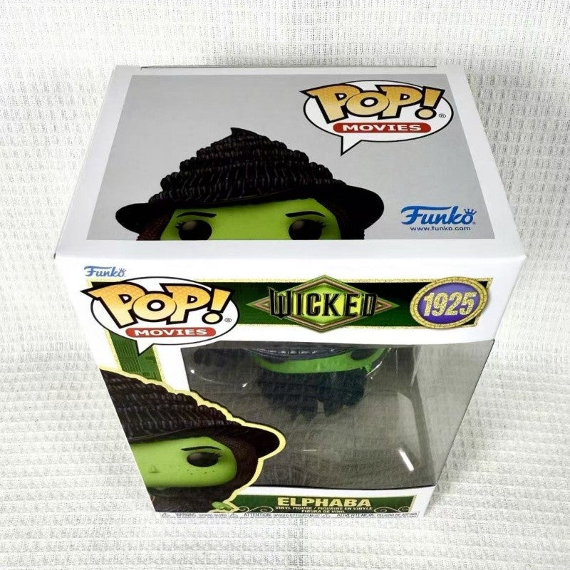 Funko Pop Oficial Original Tv Wicked Elphaba Boneco de Ação Modelo 1925 Bonecos de Escultura de Vinil Coleção de Edição Limitada Presente para Fãs