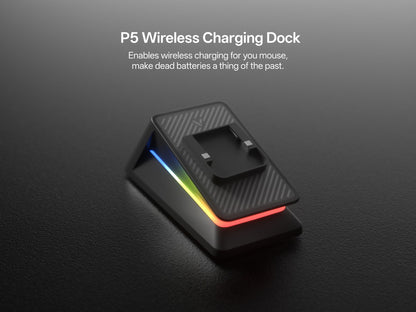 Mouse Gamer Sem Fio Rapoo VT2 MAX E-sports com Sensor Óptico de Taxa de Sondagem de 8K, Design Ergonômico, Leve (53g) para PC e Laptop