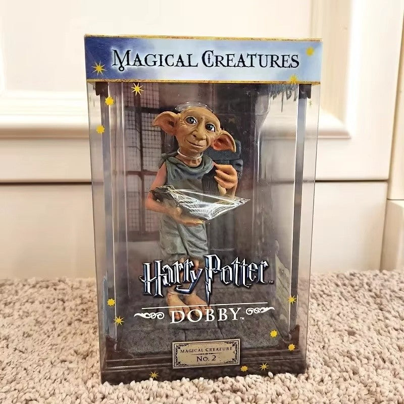 Harry Potter Anime Action Figures Personalizadas Fofas Kawaii Niffler Hedwig Brotruckle Fawkes Bicuço Dobby Pvc Figura de Ação Brinquedo presentes