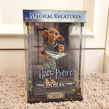 Harry Potter Anime Action Figures Personalizadas Fofas Kawaii Niffler Hedwig Brotruckle Fawkes Bicuço Dobby Pvc Figura de Ação Brinquedo presentes