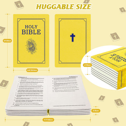 Mark 16 White Cutest Bible Memory Foam Pillow with Bible Throw Pillow Learn the valuable lesson Learn the valuable lesson