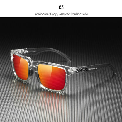 Óculos de Sol Masculinos de Tamanho Grande KDEAM PLUS, Polarizados, Fotocromáticos, Visão Noturna, Quadrados, Óculos de Sol Femininos da Moda, Largura 154mm