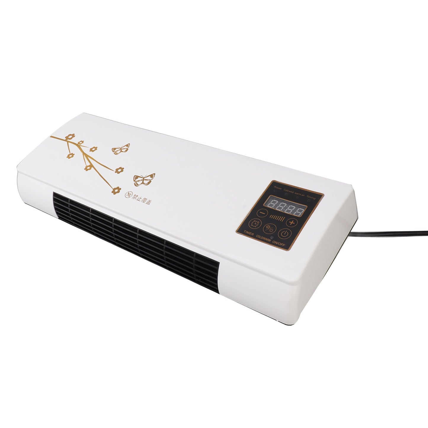 Space Heater for Indoor with Remote Wall Mounted  Conditioner Low Noise Timing Function for Home Office EU Plug 220V