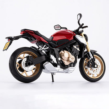 Escala 1:12 Honda CB650 HP4 Moto Modelo de Brinquedo Liga Fundida por Pressão Amortecedor Modelos de Moto de Corrida em Miniatura para Presentes Infantis