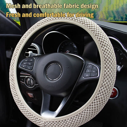 Universal Fashion Car Steering Wheel Cover Without Inner Ring Elastic Grip For Easy Installation And Removal Non Slip