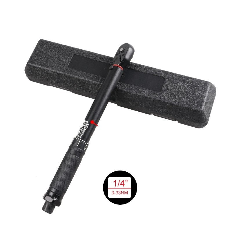 Chave de Torque Pré-definida 1/2'' 3/8'' 1/4'' com Encaixe Quadrado para Bicicleta, Catraca de Duas Vias para Carro, Moto e Ferramentas Manuais Automotivas