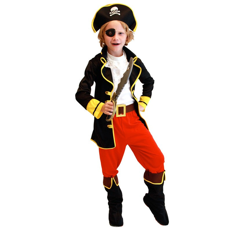 Children's Halloween  Pirate Costumes for Boys Kids Children Pirate Costume Fantasia Infantil Cosplay Clothing