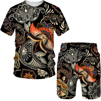 Ducks Leopard 3D Print TShirts Shorts Sets kids Fashion Flower Oversized Short Sleeve TShirt Pants Set Boys Girls Suits Clothing