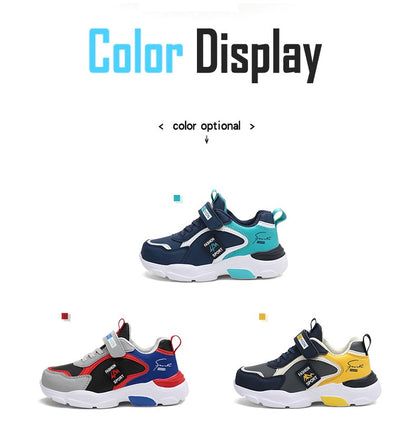 Tennis Sneakers Kids Boys Girls Sports Running Shoes Casual Board Leather Soft Soled Children Outdoor School Walking Shoes