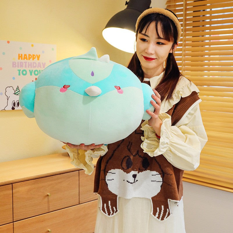 Genshin Impact Stuffed Throw Pillow Anime Cute Xiao Bird Plush Cushion Genshin Sofa Decorative Body Pillow Sleeping Back Cushion