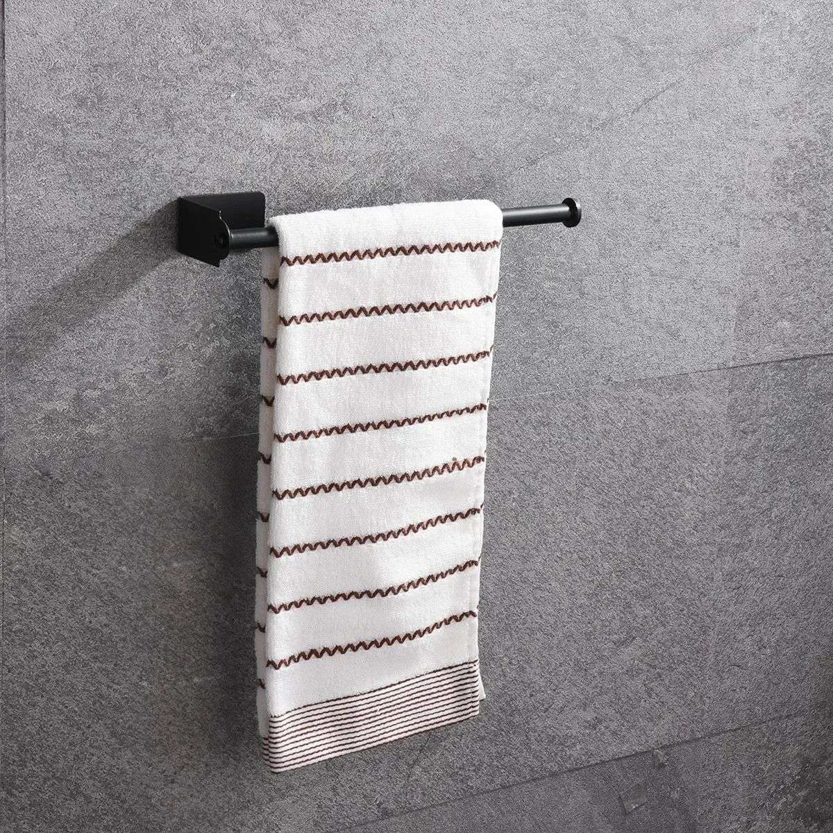 Stainless Steel Paper Towel Holder Self Adhesive Toilet Roll Paper Holder No Punching Kitchen Bathroom Lengthen Storage Rack