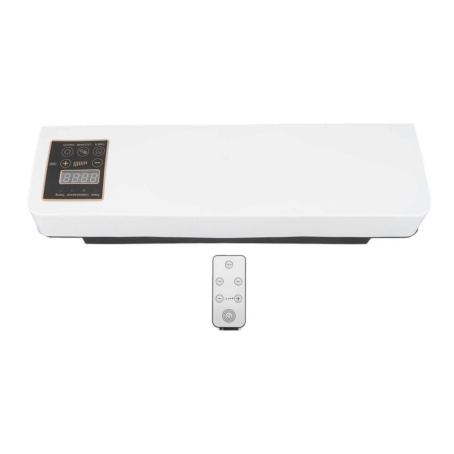 Pequeno Condicionador Aquecedor Portátil Montado na Parede Condicionamento Ventilador Quente para Banheiro Quarto Plugue UE 220V