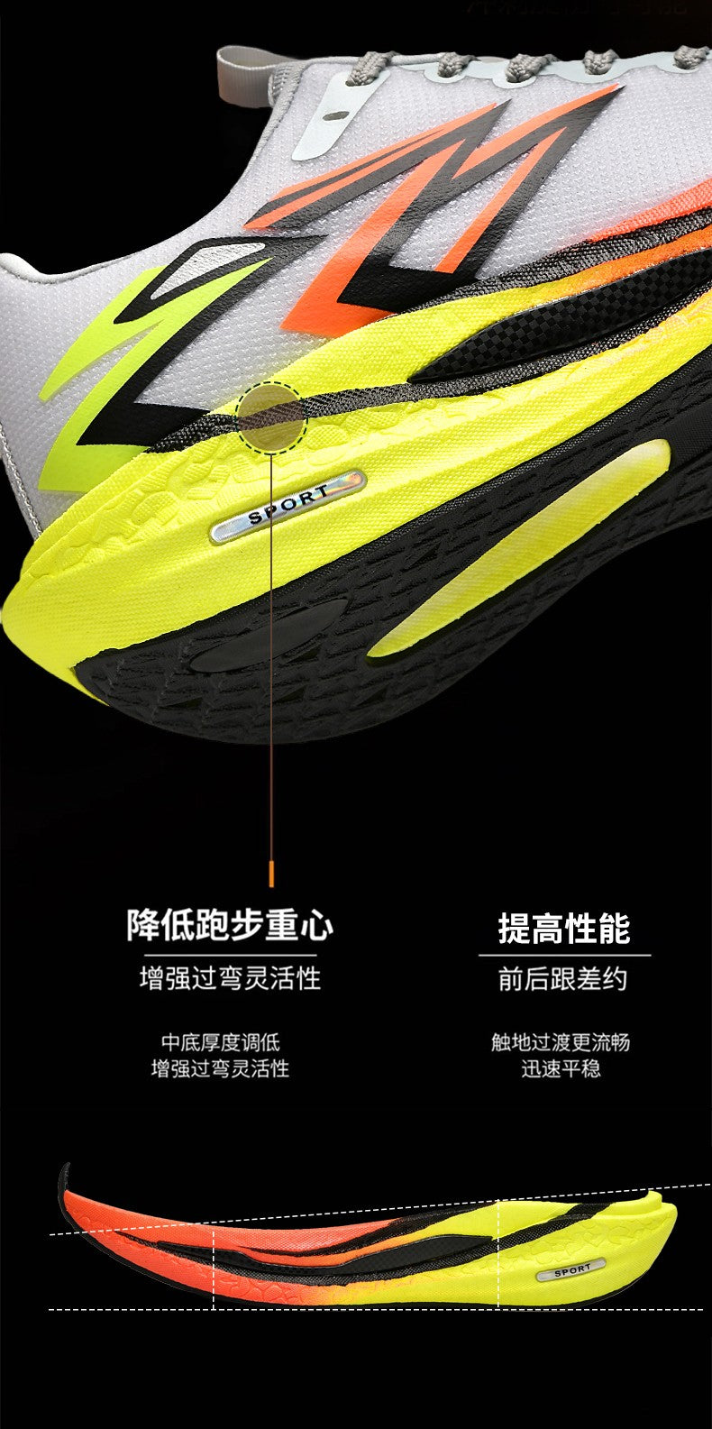 2025 NEW Men Sports Running Shoes Off Marathon Breathable Light Comfortable Women Athletic Sneakers Jogging Tenis Air Cushion