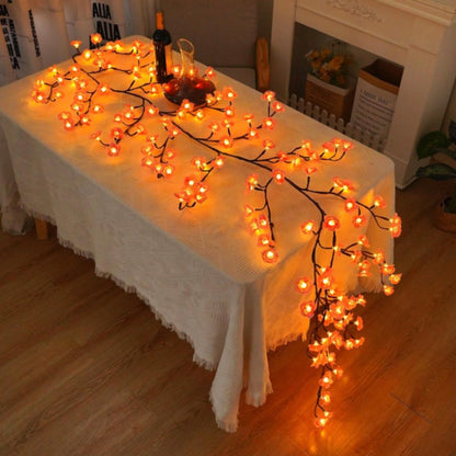 72/96 Cherry Blossom Vine String Lights Glowing Cherry Blossom Branch Lights, Flexible Blossom Vine Lights 8 Mode For Home Decor