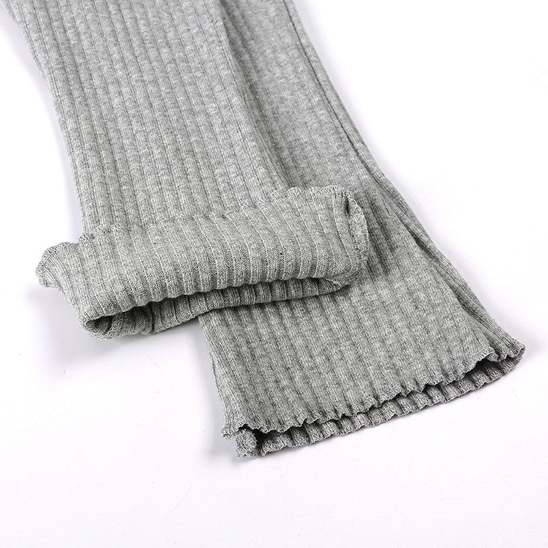 Toddler Trousers Summer 0-3 Year Slim Pants Newborn Stretch Trousers Solid Color Infant Clothing for Kids Baby Boys Girl Clothes