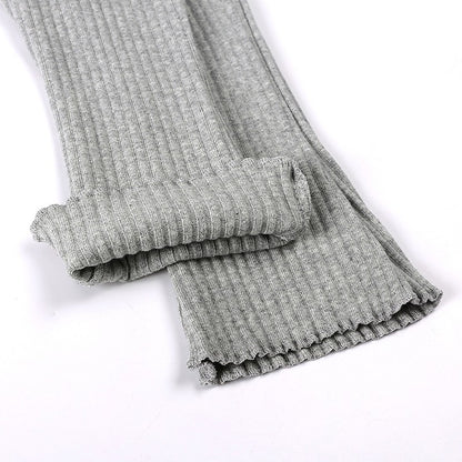 Toddler Trousers Summer 0-3 Year Slim Pants Newborn Stretch Trousers Solid Color Infant Clothing for Kids Baby Boys Girl Clothes