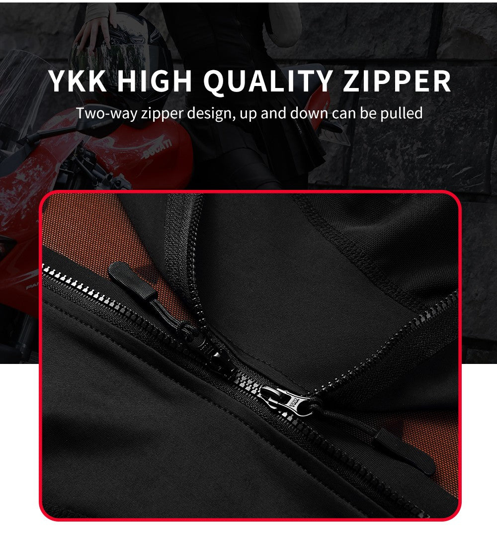 WOSAWE Women Motorcycle Jacket and Pants Set with Removable Pads Soft Protective Gear CE Certified Safety Moto Racing Clothes